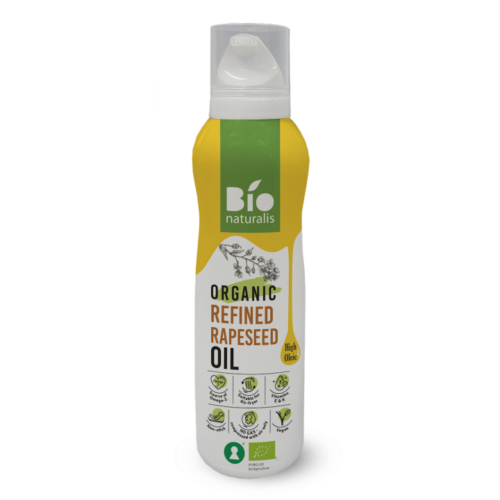 Olej Rzepakowy (Spray) Tłoczony na Zimno Omega-3 BIO 200ml | EKKO - Ekochatka