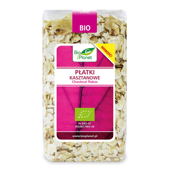 Płatki Kasztanowe BIO 200g | BIO PLANET - Ekochatka
