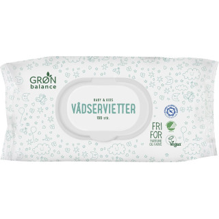 Chusteczki Nawilżane Podróżne dla Dzieci ECO 100szt. | GRON BALANCE - Ekochatka
