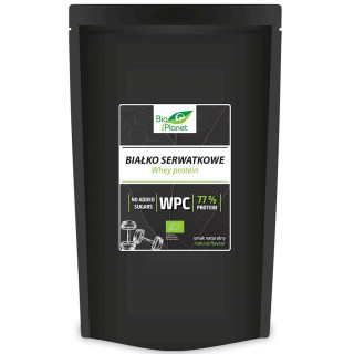 Białko Serwatkowe Naturalne (Wpc 77) BIO 500g | BIO PLANET - seria BIAŁKA - Ekochatka