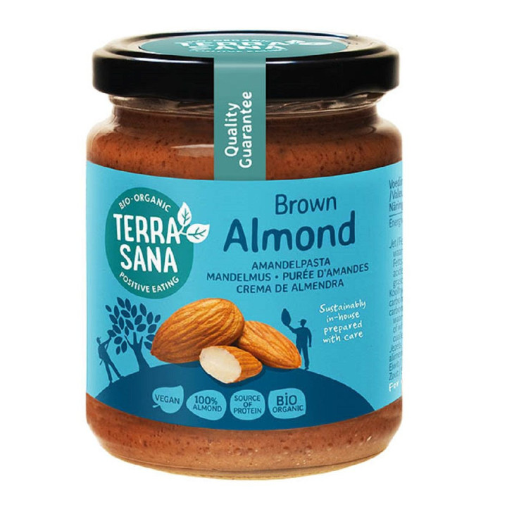 Krem z Migdałów Prażonych 100 % BIO 250g | TERRASANA - Ekochatka