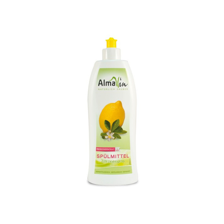Płyn do Mycia Naczyń Trawa Cytrynowa (Koncentrat) ECO 500ml | ALMAWIN - Ekochatka