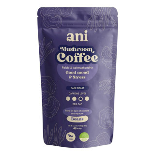 Kawa Ziarnista Arabica z Reishi i Ashwagandhą BIO 350g | ANI - Ekochatka