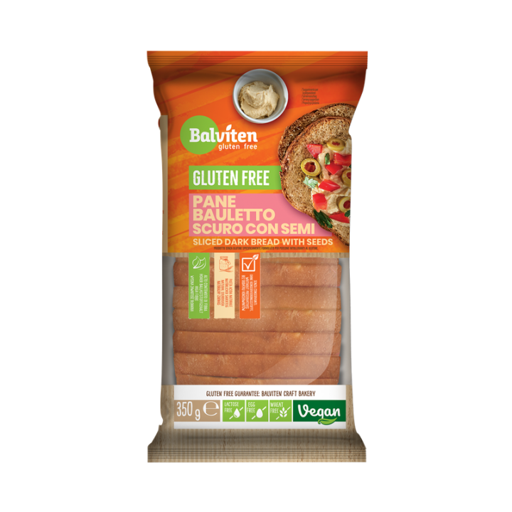 Chleb Ciemny z Ziarnami Krojony Bezglutenowy 350g | BALVITEN - Ekochatka