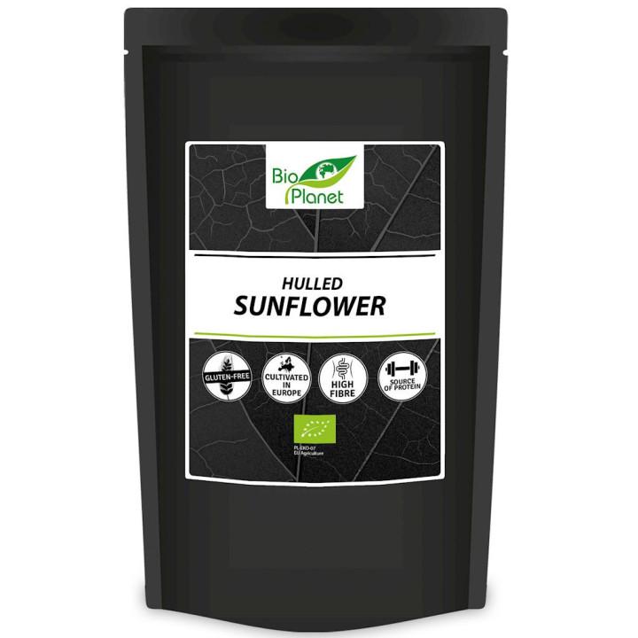 Słonecznik Łuskany Bezglutenowy BIO 800g | BIO PLANET - INTERNATIONAL - Ekochatka