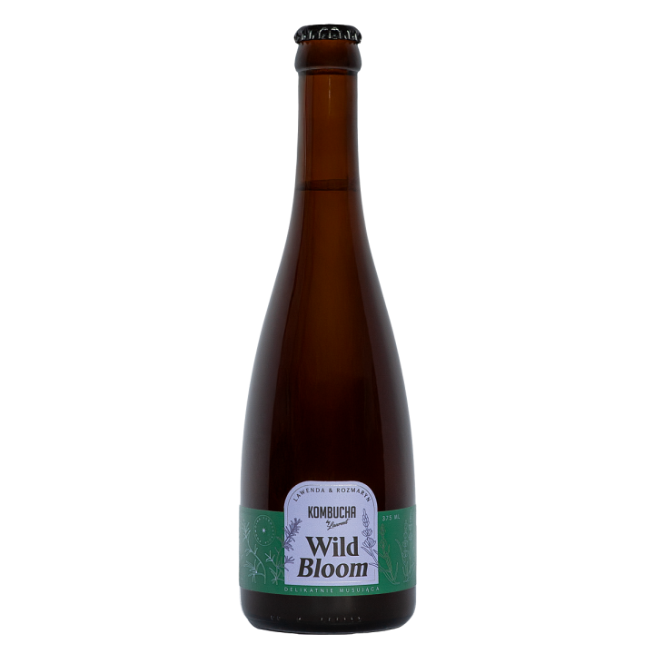Kombucha Wild Bloom o Smaku Lawendy i Rozmarynu BIO 375ml | KOMBUCHA BY LAURENT - Ekochatka