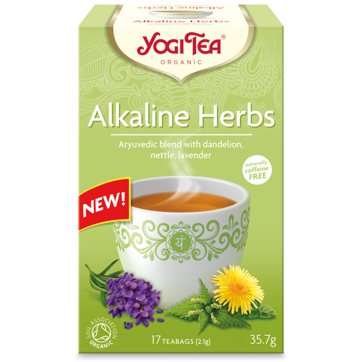 Herbatka Zioła Alkaliczne (Alkaline Herbs) BIO (17x2,1g) 35,7g | YOGI TEA - Ekochatka