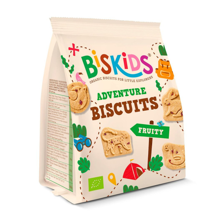 Ciasteczka Wielozbożowe Jabłkowe Zwierzęta BIO 100g | BISKIDS - Ekochatka