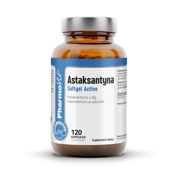 Astaksantyna Bezglutenowa 120 Kapsułek | PHARMOVIT - Ekochatka