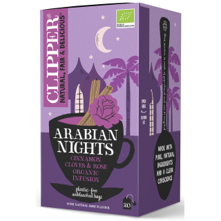 Herbatka z Cynamonem i Goździkami o Smaku Róży (Arabian Nights) BIO (2 | CLIPPER - Ekochatka
