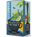 Herbatka Yerba Mate z Miętą i Limonką (brazilian Sunset) (20 x 2 g) BIO 40 g - Clipper