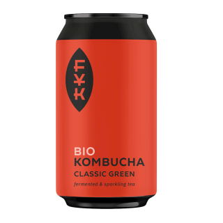 Kombucha Herbata Czarna Bezglutenowa BIO 330ml | FOREVER YOUNG KOMBUCHA - Ekochatka