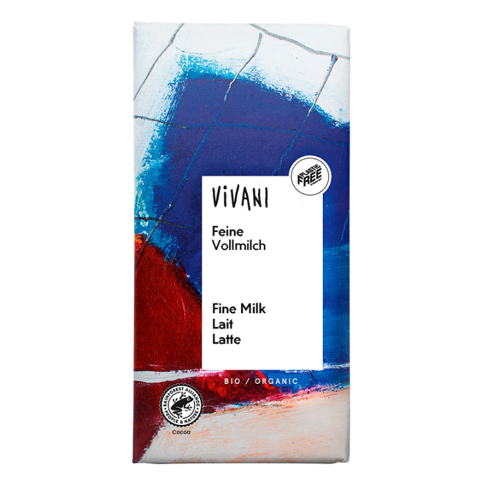 Czekolada Mleczna BIO 80g | VIVANI - Ekochatka