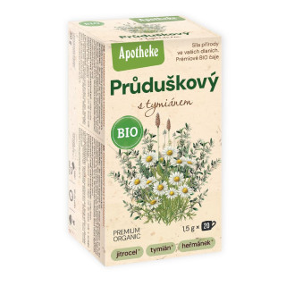 Herbatka na Oskrzela z Tymiankiem BIO (20x1,5g) 30g | APOTHEKE - Ekochatka