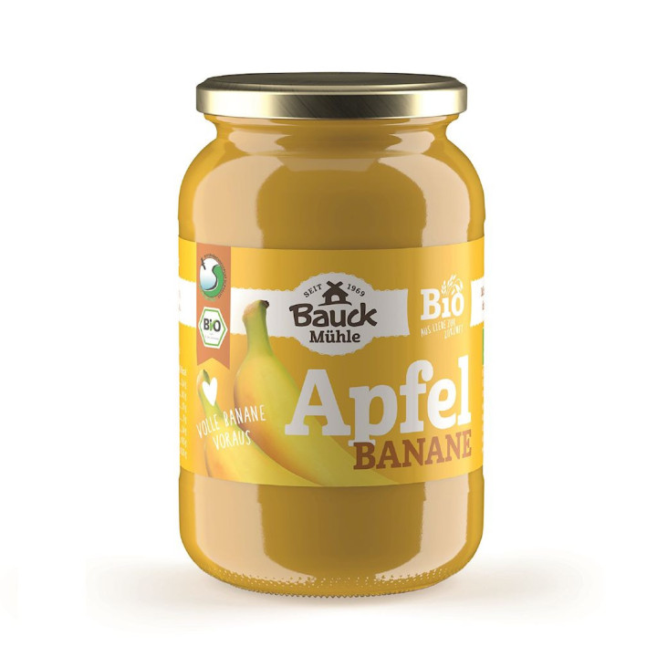 Mus Jabłko Banan bez Dodatku Cukrów BIO 360g | BAUCK HOF - Ekochatka