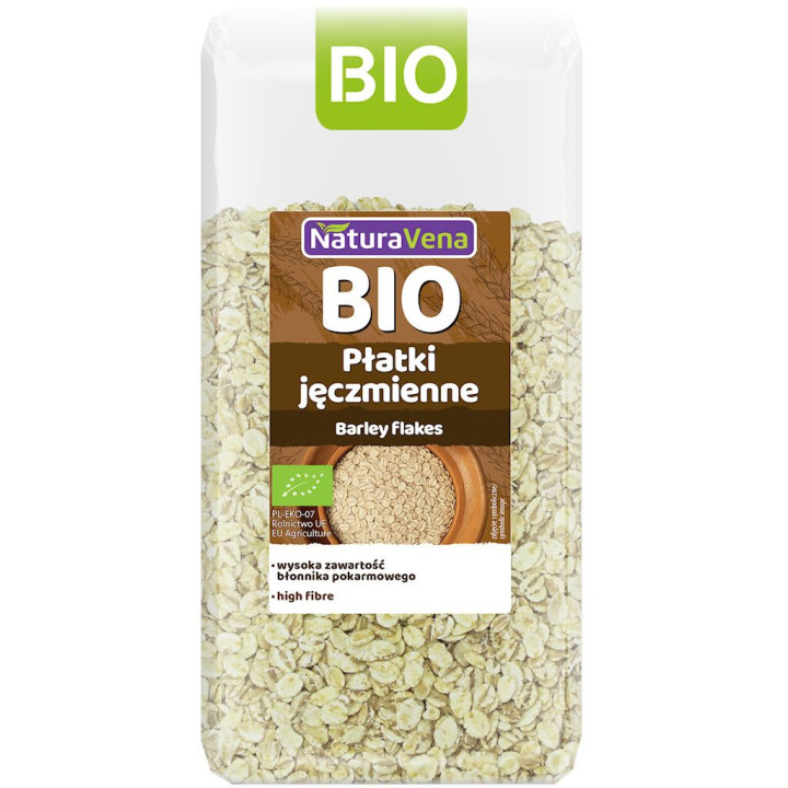 Płatki Jęczmienne BIO 300g | NATURAVENA - Ekochatka