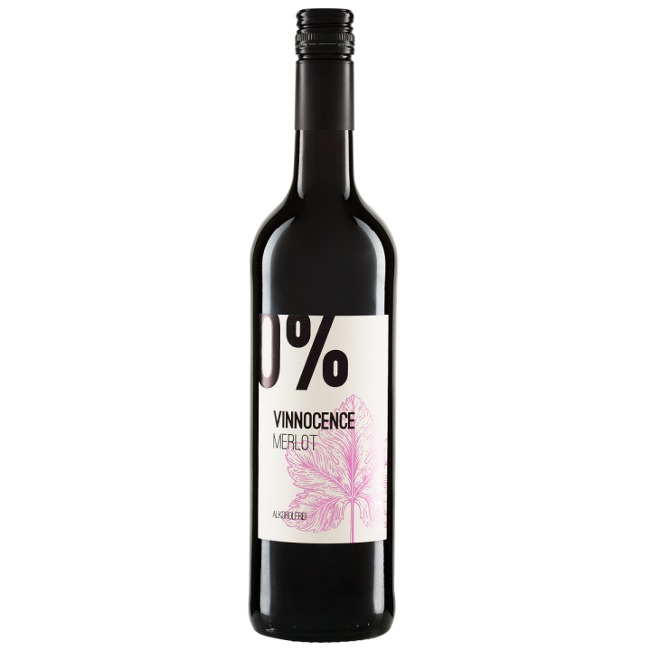 Wino Bezalkoholowe Merlot Czerwone Słodkie BIO 750ml | VINNOCENCE - Ekochatka