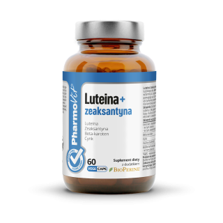 Luteina + Zeaksantyna Bezglutenowa 60 Kapsułek | PHARMOVIT - Ekochatka