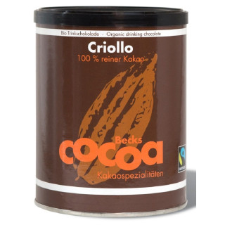 Kakao Criollo Sproszkowane Odtłuszczone Bezglutenowe BIO 250g | BECKS COCOA - Ekochatka