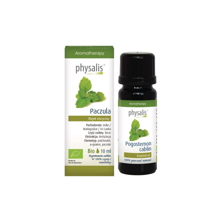 Olejek Eteryczny Paczula BIO 10ml | PHYSALIS - Ekochatka