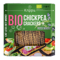 Krakersy Proteinowe z Ciecierzycy z Rozmarynem BIO 80 g - Krippu