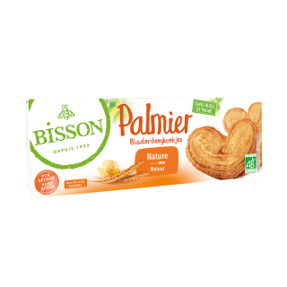 Ciastka Francuskie Maślane Palmiery BIO 100g | BISSON - Ekochatka