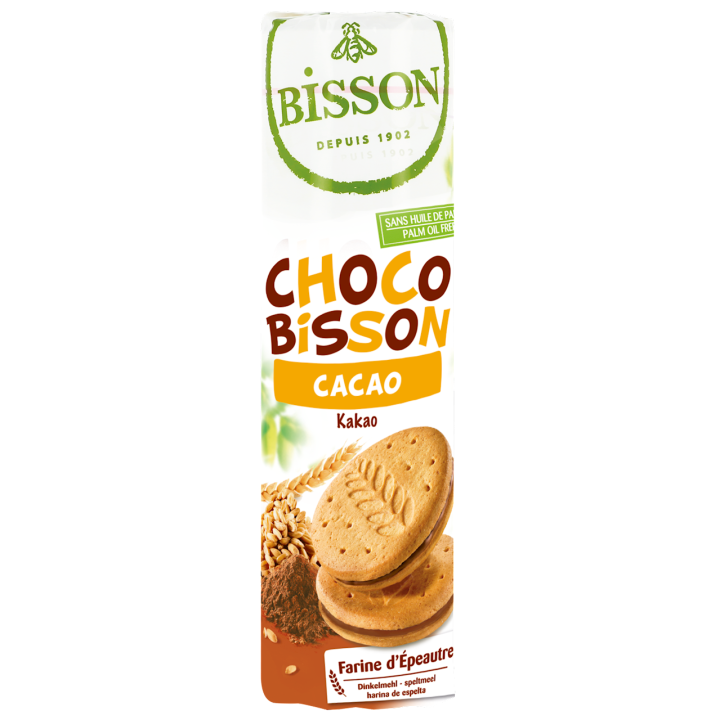 Ciastka Markizy Orkiszowe z Kremem Kakaowym BIO 300g | BISSON - Ekochatka