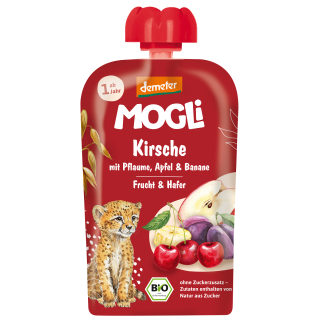 Mus Jabłko Śliwka Banan Wiśnia Owies bez Dodatku Cukrów od 1 Roku DEME | MOGLI - Ekochatka