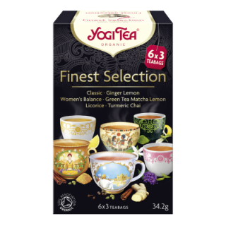 Herbatka Finest Selection (Mix Herbatek) BIO (6x3 Torebki) 34,2g | YOGI TEA - Ekochatka