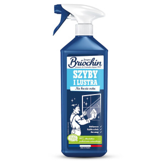 Płyn do Mycia Szyb i Luster z Octem w Sprayu ECO 750ml | BRIOCHIN - Ekochatka