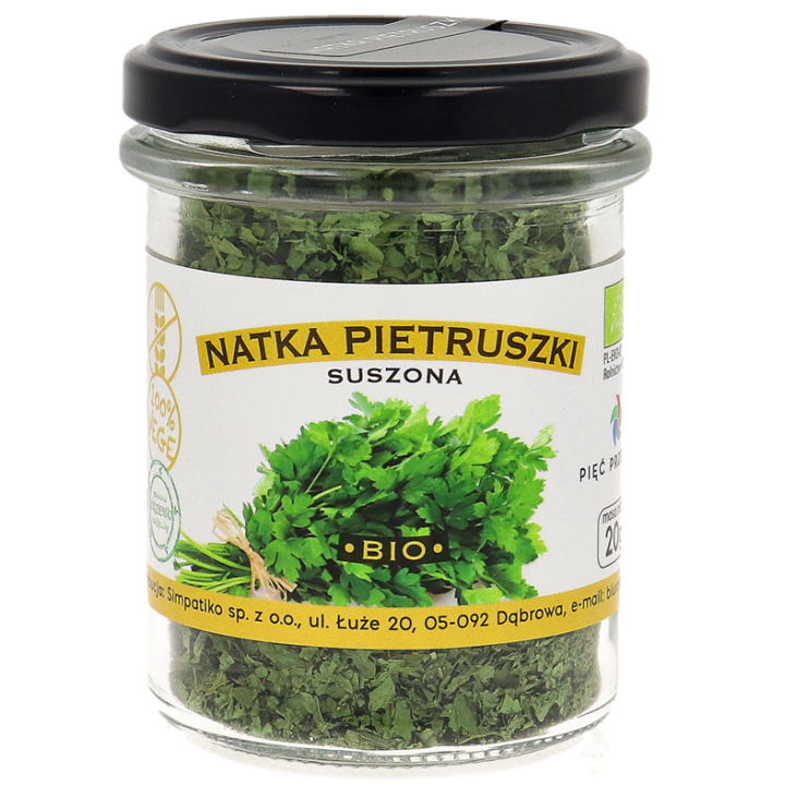 Natka Pietruszki Suszona Bezglutenowa BIO 20g | PIĘĆ PRZEMIAN - Ekochatka