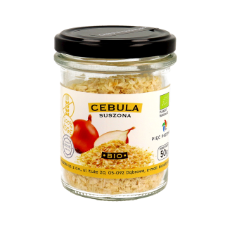 Cebula Suszona Bezglutenowa BIO 50g | PIĘĆ PRZEMIAN - Ekochatka