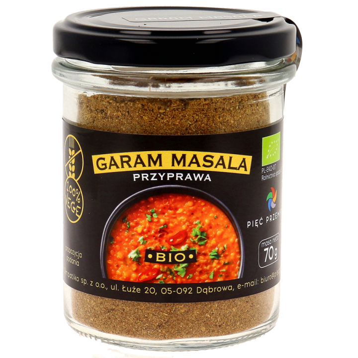 Garam Masala Bezglutenowa BIO 70g | PIĘĆ PRZEMIAN - Ekochatka