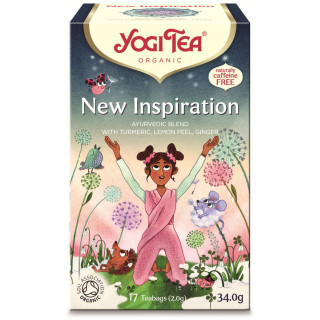 Herbatka New Inspiration BIO (17x2g) 34g | YOGI TEA - Ekochatka