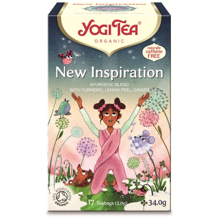 Herbatka New Inspiration BIO (17x2g) 34g | YOGI TEA - Ekochatka