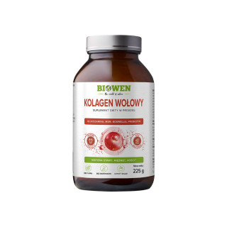 Kolagen Wołowy Hydrolizowany w Proszku 225g | BIOWEN - Ekochatka