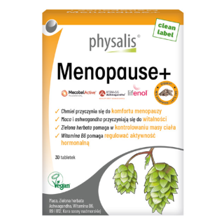 Tabletki na Menopauzę 30szt. | PHYSALIS - Ekochatka