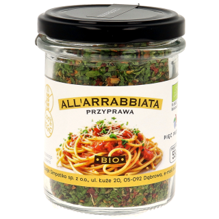 Przyprawa All'arrabbiata Bezglutenowa BIO 55g | PIĘĆ PRZEMIAN - Ekochatka