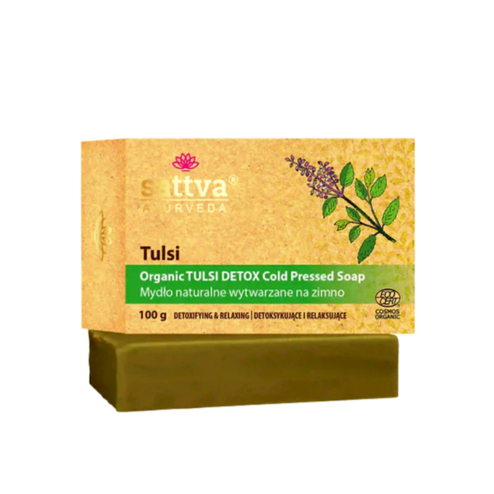 Mydło Naturalne Tulsi ECO 100g | SATTVA - Ekochatka