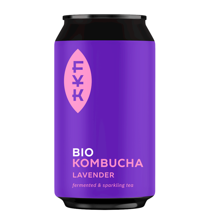 Kombucha Herbata Zielona z Lawendą Bezglutenowa BIO 330ml | FOREVER YOUNG KOMBUCHA - Ekochatka