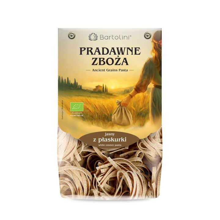 Makaron (z Płaskurki Jasny) Gniazda Tagliatelle BIO 250g | BARTOLINI - Ekochatka