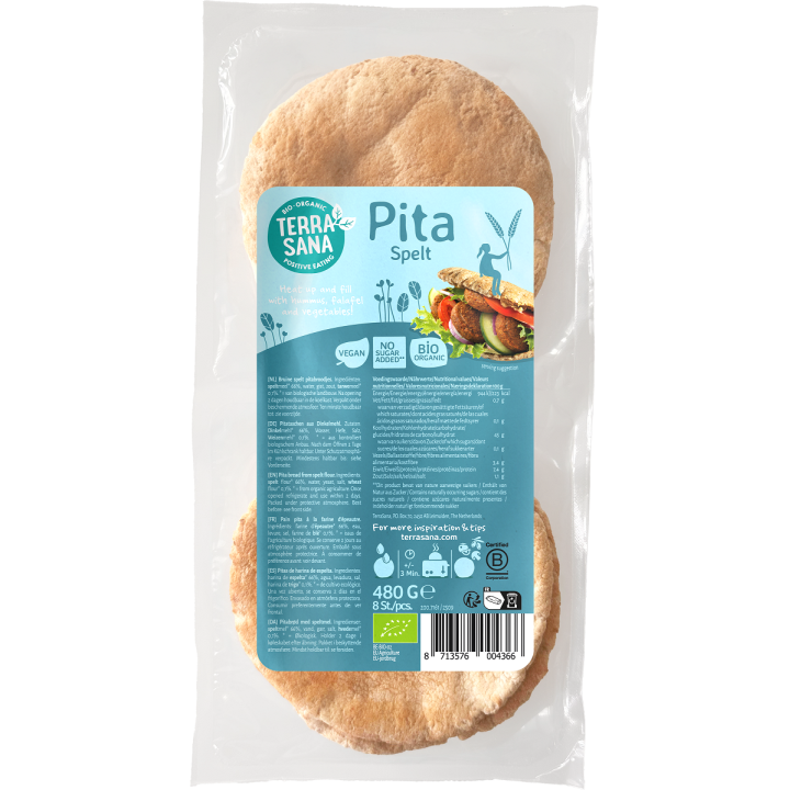 Chleb Pita Orkiszowy BIO 480g | TERRASANA - Ekochatka