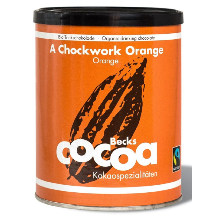 Czekolada do Picia Pomarańczowo Imbirowa Bezglutenowa BIO 250g | BECKS COCOA - Ekochatka
