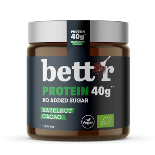 Krem z Orzechów Laskowych z Kakao bez Dodatku Cukrów BIO 250g | BETT'R - Ekochatka