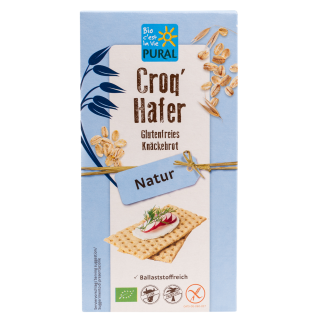 Pieczywo Chrupkie Błonnikowe Owsiane Bezglutenowe BIO 160g | PURAL - Ekochatka