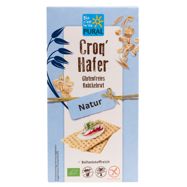Pieczywo Chrupkie Błonnikowe Owsiane Bezglutenowe BIO 160g | PURAL - Ekochatka