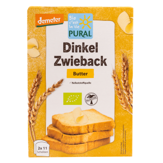 Sucharki Orkiszowe Maślane BIO 200g | PURAL - Ekochatka