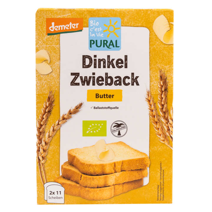 Sucharki Orkiszowe Maślane BIO 200g | PURAL - Ekochatka