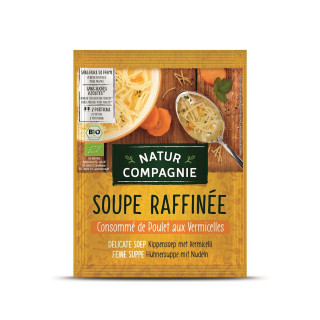 Zupa z Makaronem i Kurczakiem bez Dodatku Cukrów BIO 40g | NATUR COMPAGNIE - Ekochatka