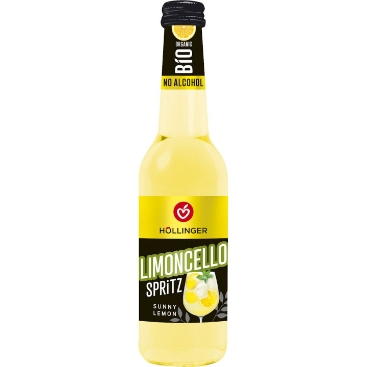 Drink Musujący Bezalkoholowy Limoncello BIO 330ml | HOLLINGER - Ekochatka